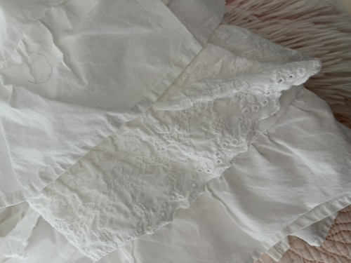 🌷 Simply Shabby Chic Petticoat King Duvet And Two Shams Beach Cottage 🌷 - Picture 5 of 9