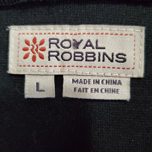 NWOT~Royal Robbins~Womens L~Black Ponte Knit Shawl Collar Snap Front Wrap Jacket - Picture 9 of 10