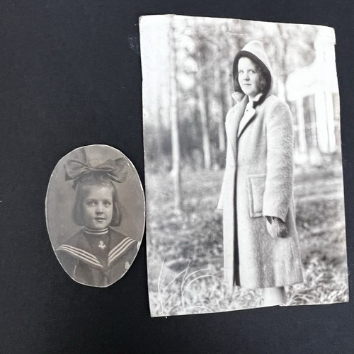 Early 1900's Family Photo Album Same Beautiful Child As She’s Growing Up - Picture 15 of 19