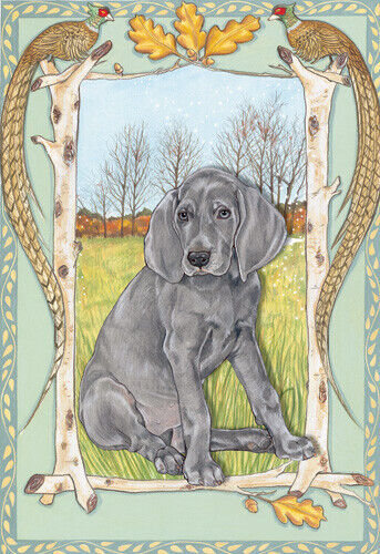 Weimaraner Birthday Card 5 x 7 with Envelope - Picture 1 of 1