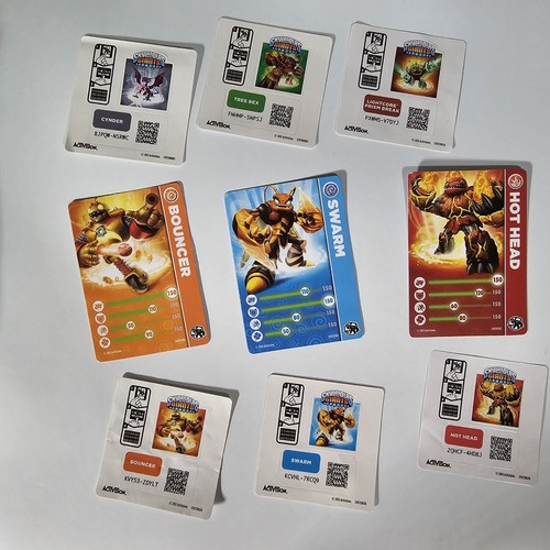 Lot aléatoire de 9 cartes et autocollants Skylanders Giants 2012 Activision - Photo 5/5
