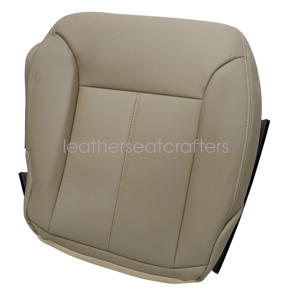 For 2007-2012 Mercedes Benz GL450 GL500 Leather Driver Bottom Seat Cover Tan US - Image 2 of 4