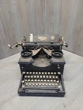 Vintage Antique Royal Typewriter with Dual Beveled Glass Side Panels(untested) thumbnail