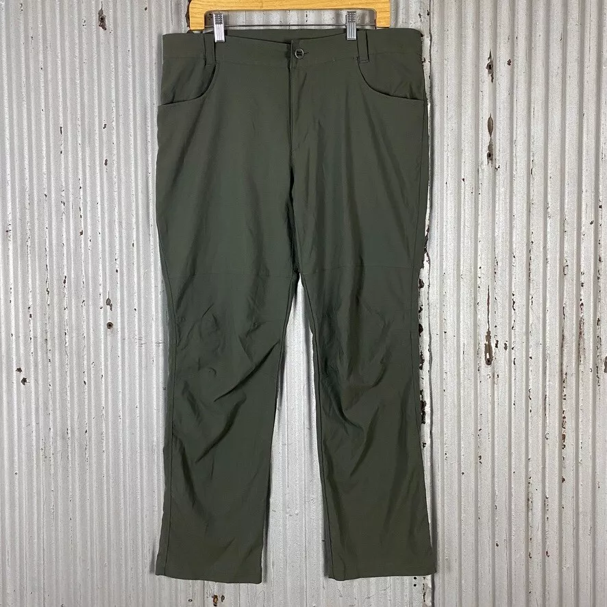 Columbia Pilsner Peak Pants Mens 36 x 30 Gray Omni Shade Stretch