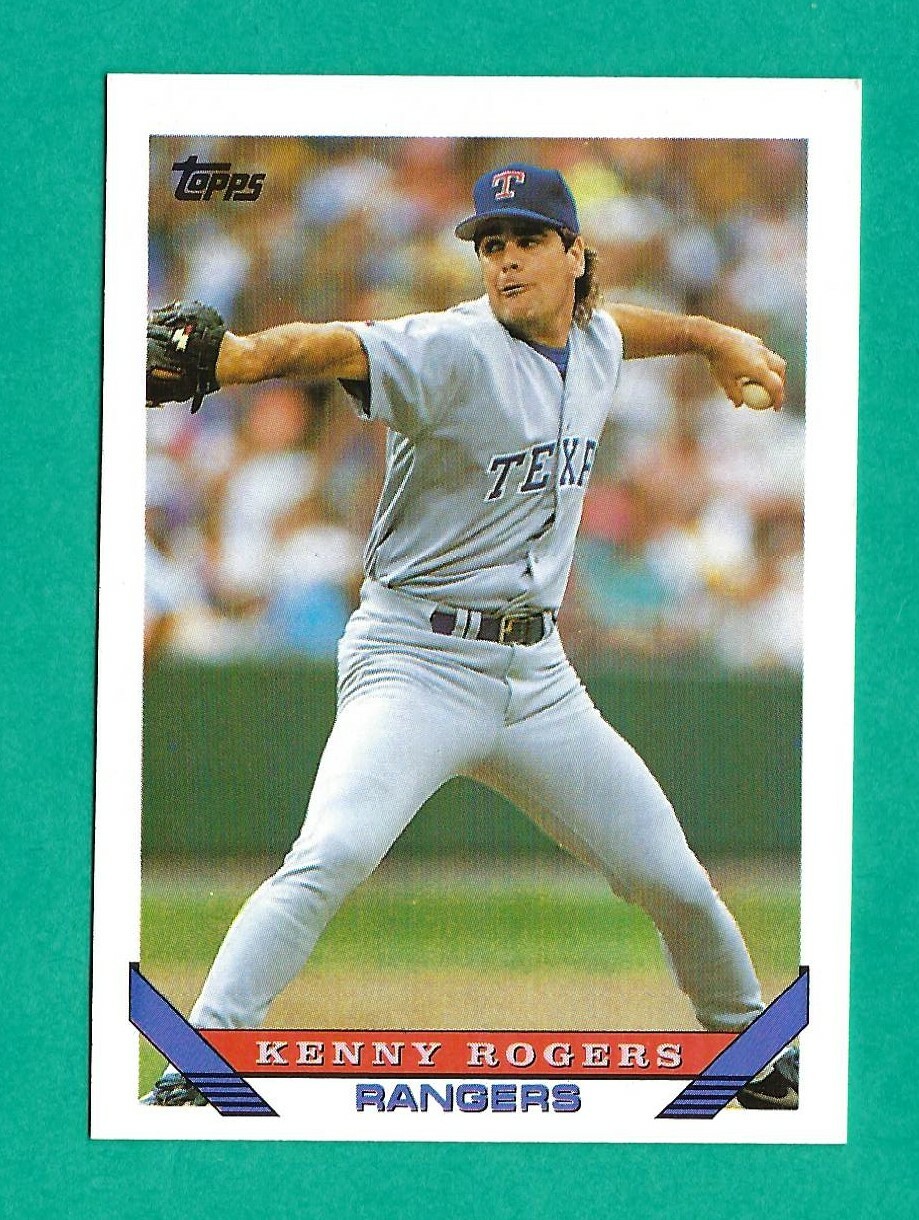 1993 Topps Baseball Kenny Rogers 169 Rangers eBay
