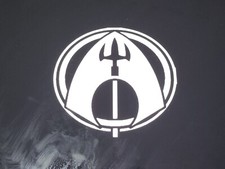 4 Inch DC Justice League Aquaman White Vinyl Decal