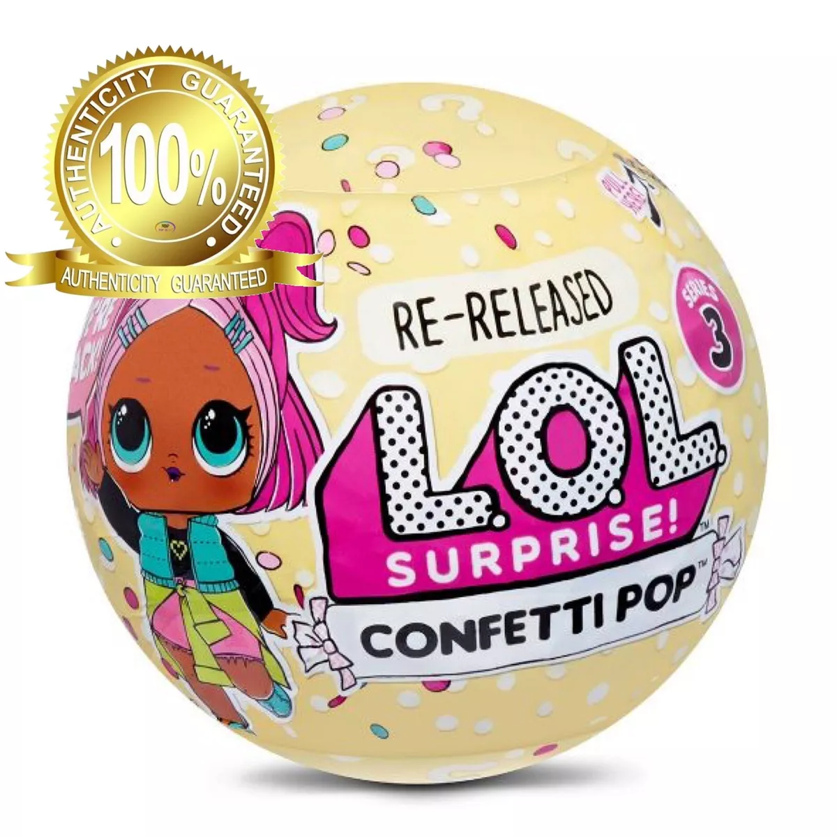 Doll Lol Surprise Confetti Pop  Lol Doll Ball Doll Lol Ball