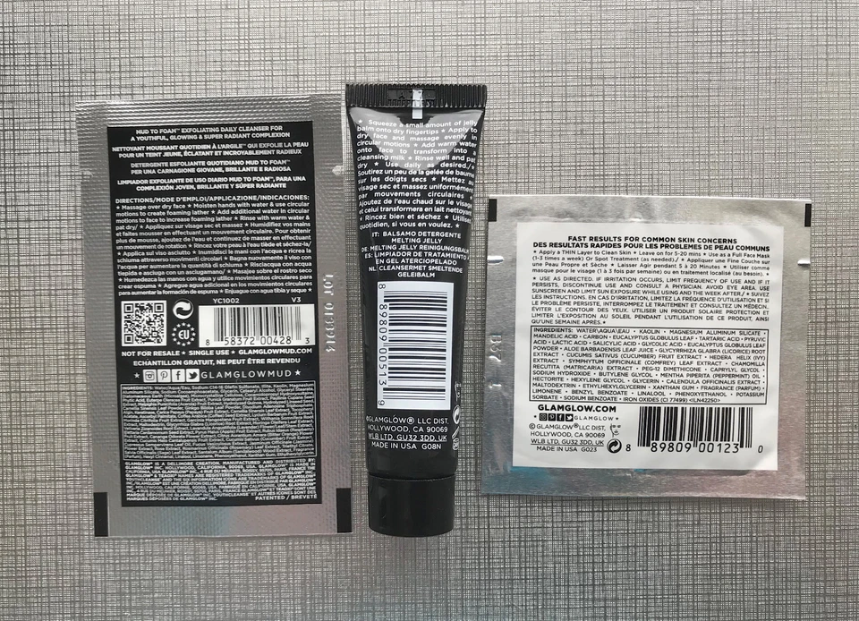 GLAMGLOW GALACTICLEANSE 15 ML SUPERMUD TRATAMIENTO 6X2,1 G LIMPIEZA JUVENIL 2X3 G NUEVO Foto 3 de 3