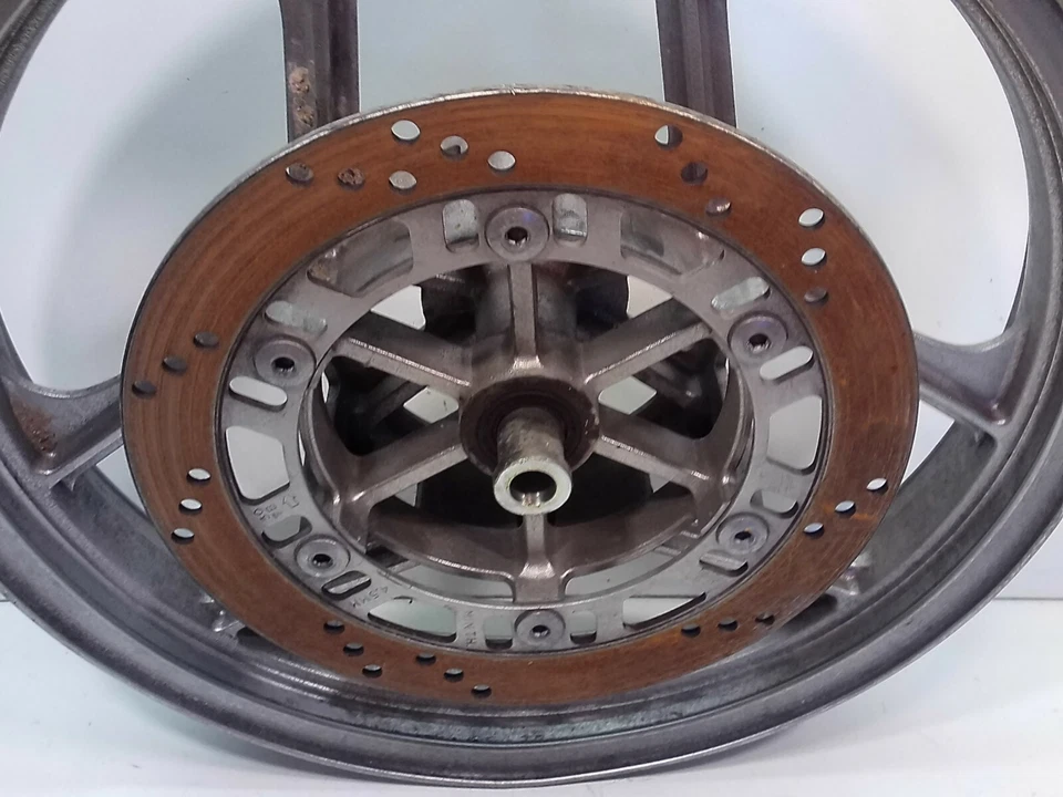 2007 KAWASAKI EX 250 FRONT WHEEL FRONT RIM STOCK OEM 250 NINJA - Image 2 of 4