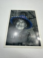 Rare Bella Abzug-Hand Signed Postcard (Leader in Womans Mvmt.) Rare Bella Abzug-Hand Signed Postcard (Leader in Womans Mvmt.)