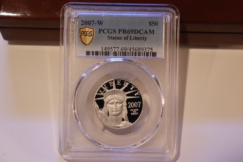 2007-W American Eagle 10th Anniversary Platinum Coin Set, PCGS PR70 & PR69 DCAM. - Picture 8 of 16