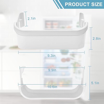 Ripiano Porta Congelatore Frigidaire Ripiano Porta Per Congelatore Frigidaire/Electrolux - Ricambio Bianco 240351601 AP2115974 Ripiani Frigorifero - Foto 12