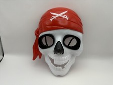Greenbriar Pirate Light-Up Mask Red - Mask Only For Halloween Costume