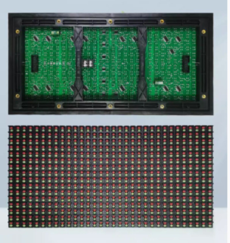 1pc LED P10 Dual Color Direct Insertion 320mm * 160mm Display Module Outdoor