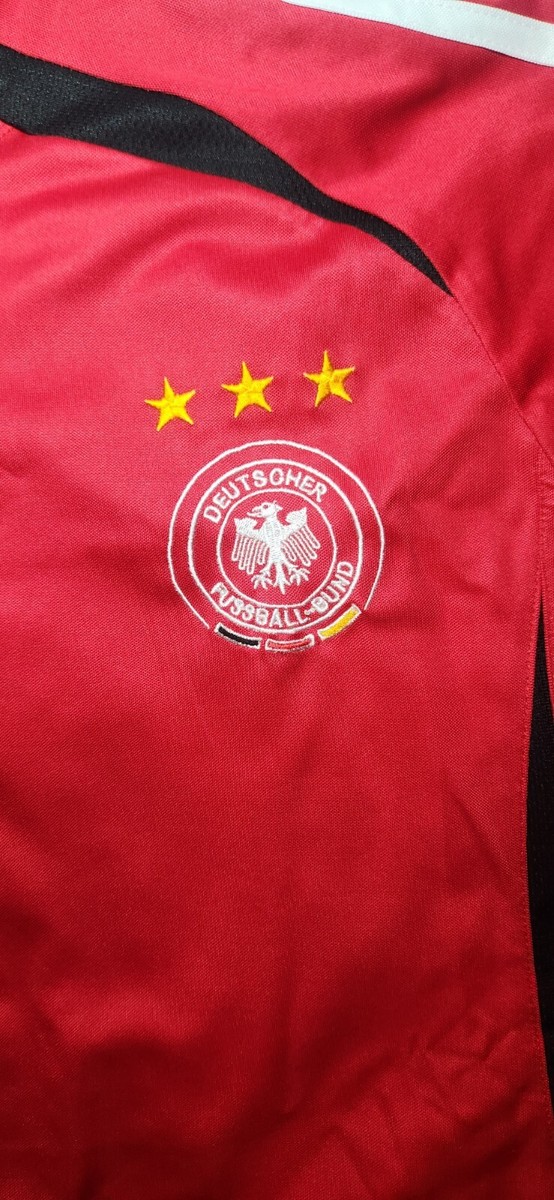 2006 Germany Ballack #13 Jersey Shirt Red Away Adidas L Fifa World