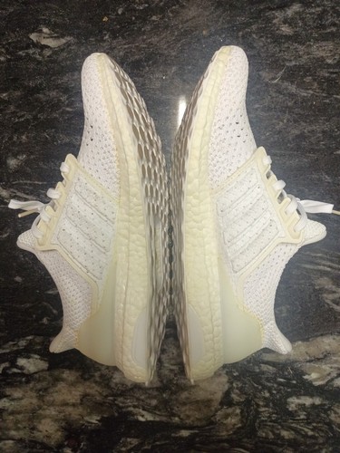 Adidas UltraBoost 1.0 Clima Cool Triple White Size 9.5 RARE Hard To Find KANYE - Picture 3 of 7