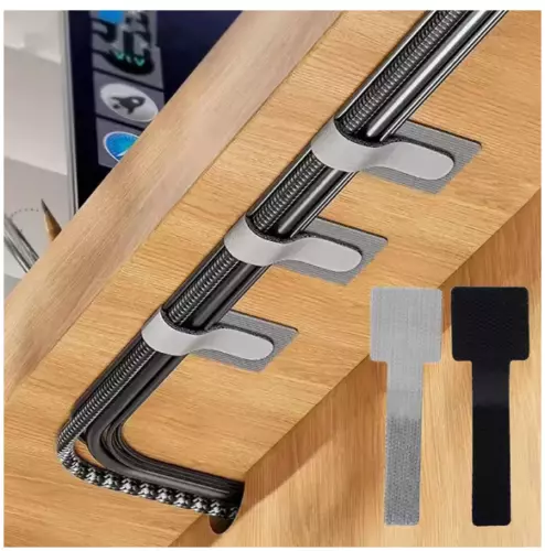 Kabelbinder Klettband selbstklebend Klettverschluss Klett Verbinder Kabel Halter
