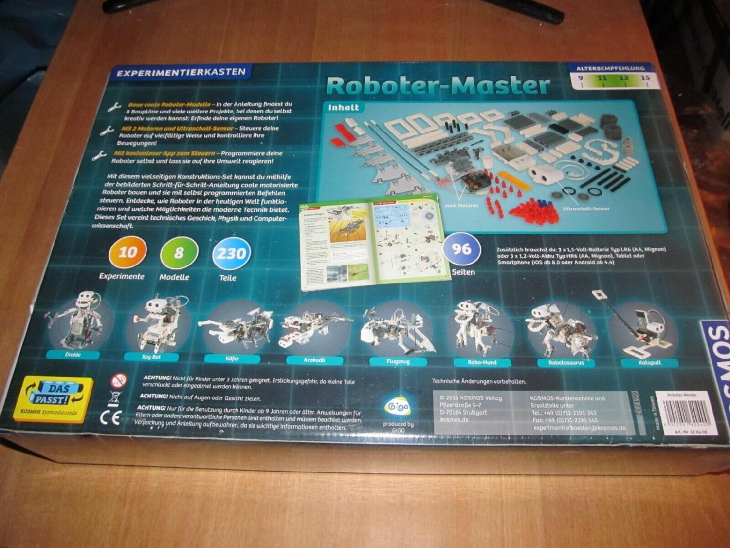 Thumbnail - Kosmos Roborter-master, Experimentierkasten/baukasten Kinder Ab 12 J,