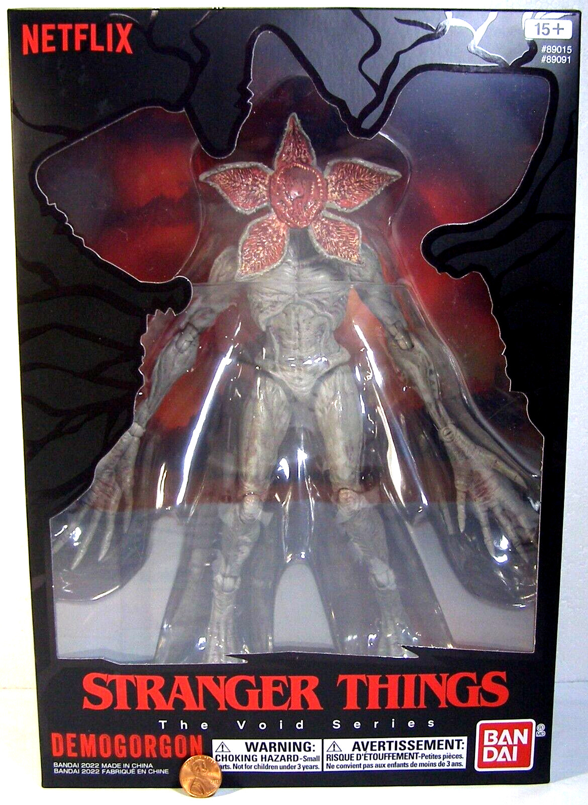 Ciotola Aperitivo Stranger Things Demogorgon - Set Con Compartimento Segreto, Idea Regalo Per Fan, 16,2x13 Cm
