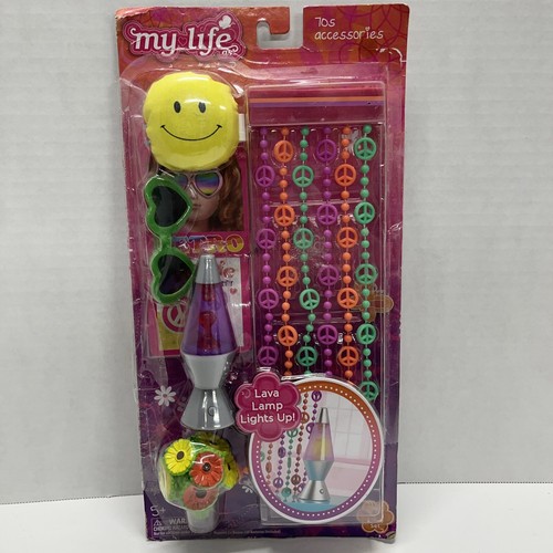 Set gioco accessori My Life As Groovy Room anni 70 ~ lampada lava ~ perline ~ 2017 - Foto 1 di 3