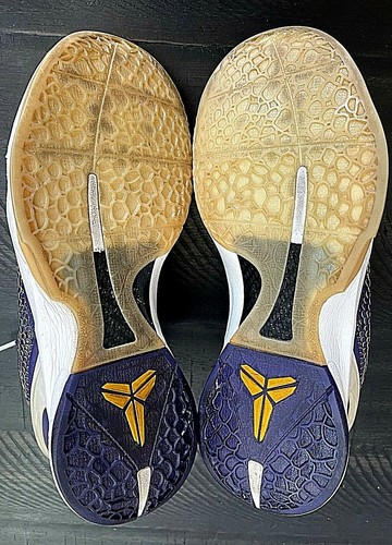 Nike Zoom Kobe 2011 6 Vl Lakers degradado para hombre talla 12 de colección raro - Imagen 6 de 6