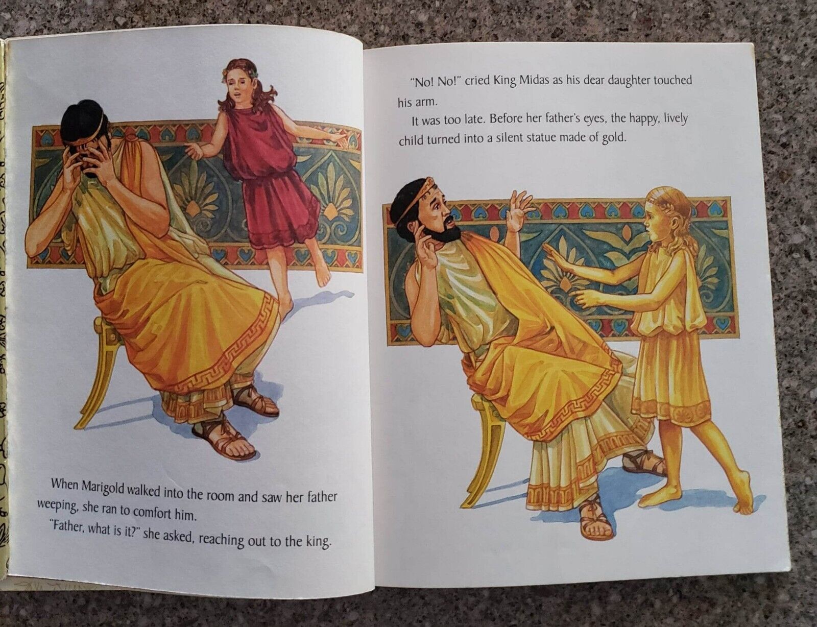 A Little Golden Book King Midas And The Golden Touch Margo Lundell 1997 1st  Ed 9780307303028