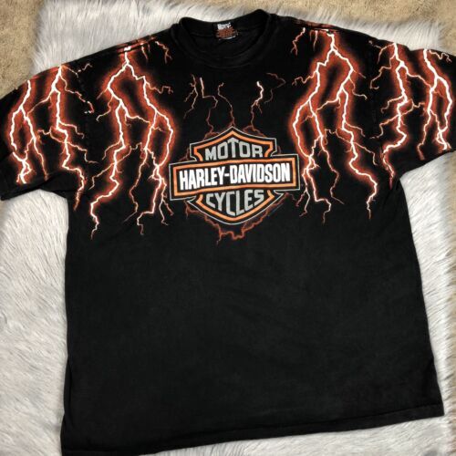 T-shirt Vintage Harley-Davidson Las Vegas Nevada - Noir Taille XL Homme - Occasion Très Bon état