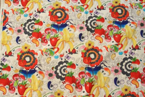 Fabric Alexander Henry Home Collection Afternoon Delight gray natural 1 yard 46" - Picture 3 of 6
