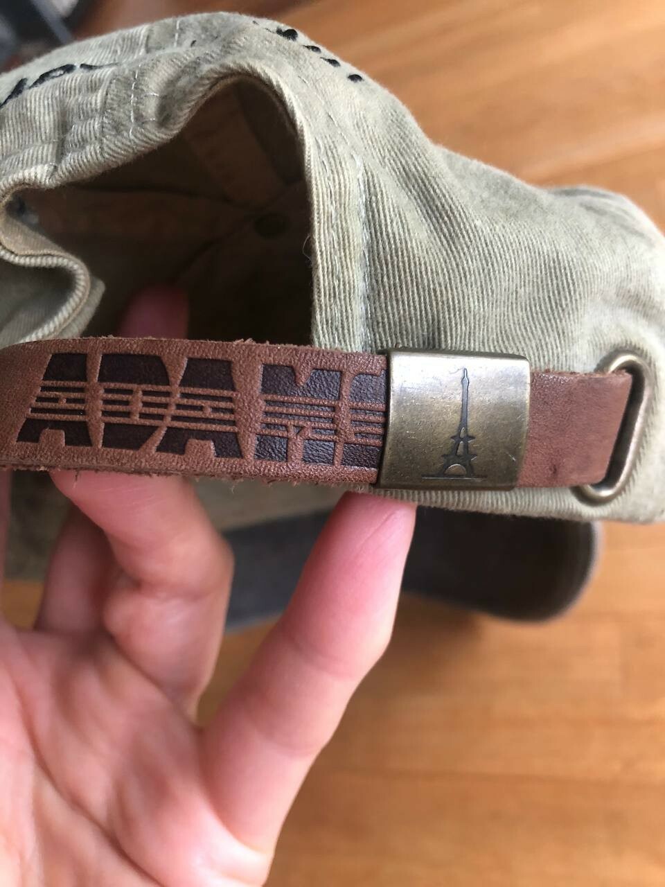 Adams The beach house Cap Hampton. NH Olive Green Adjustable