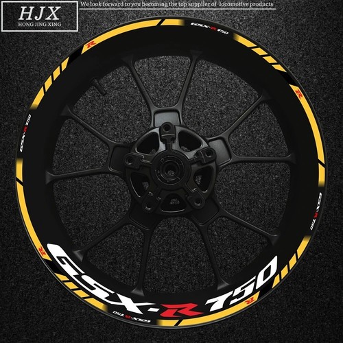 Calcomanía decorativa adhesiva reflectante para llanta de cubo de rueda GSXR750 para Suzuki GSX-R750 - Imagen 4 de 37