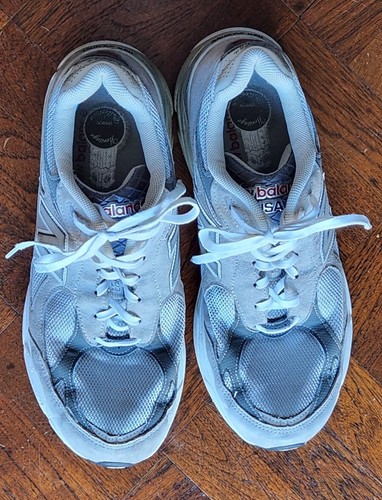 New Balance 990GL3 Made in USA Grey & Dk Grey Shoes Sneakers Mens Size 10 - 2E - Picture 2 of 23