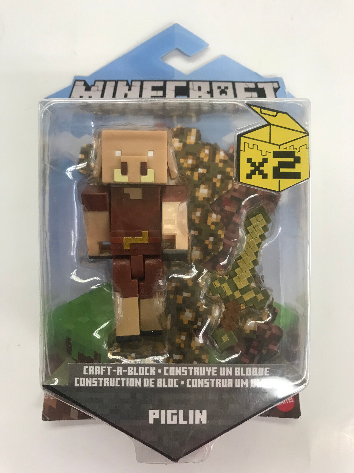 Figura Básica Minecraft - Caves and Cliffs - Piglin - Mattel -  superlegalbrinquedos