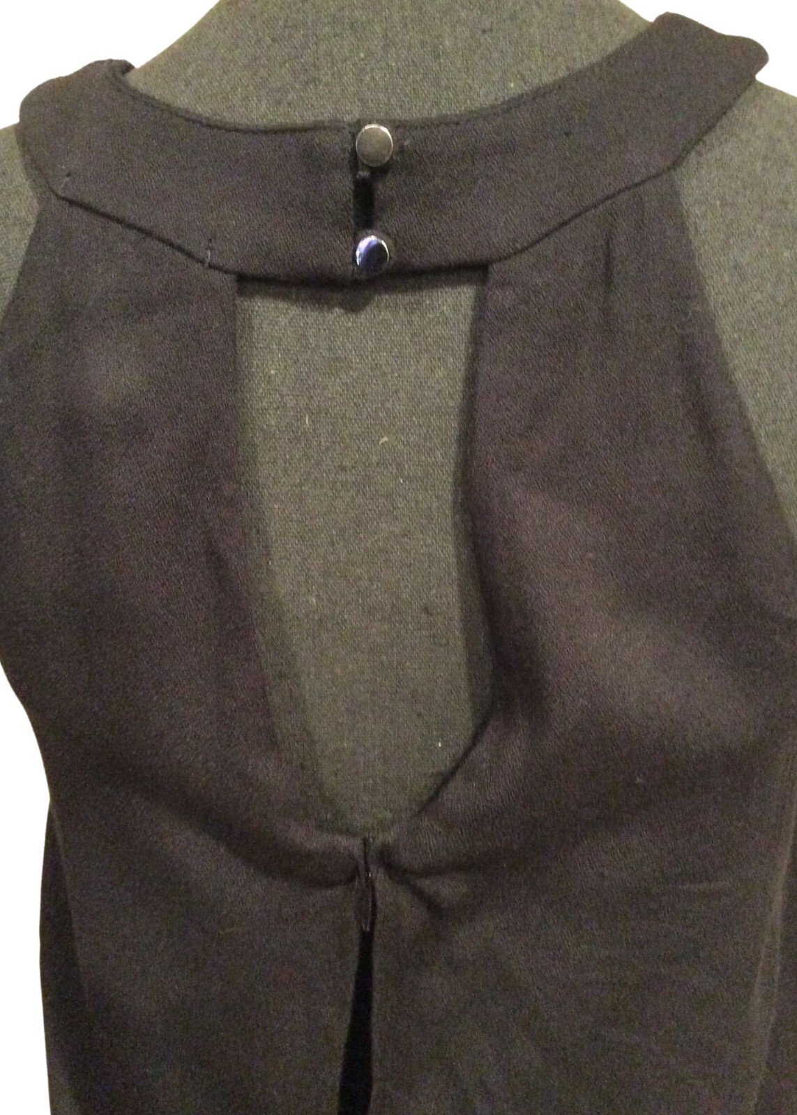 Ella Moss Women's Black One Piece XS Pant Suit Sleeveless Elastic Waist