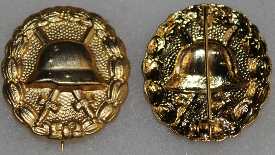 badge des blessés or, allemands 1e WW