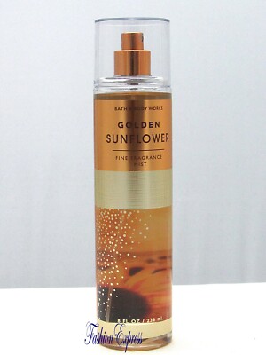 BATH & BODY WORKS GOLDEN SUNFLOWER BODY MIST SPRAY 8 FL OZ