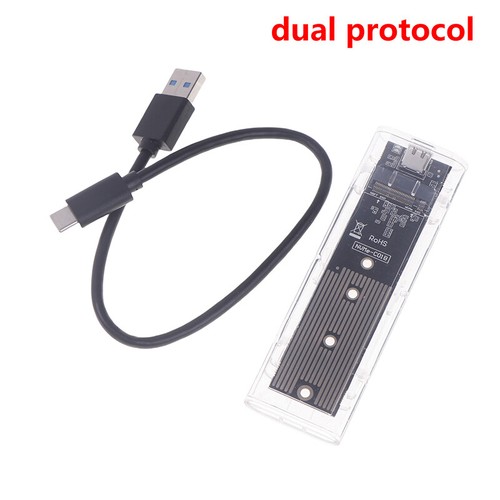 M.2 NVME PCIe /NGFF SATA /Dual Protocol SSD USB Type C 10Gbps M2 Hard Disk Box - Afbeelding 13 van 15