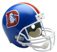 Denver Broncos Throwback Full Size Football Helmet Denver Broncos Throwback Full Size Football Helmet