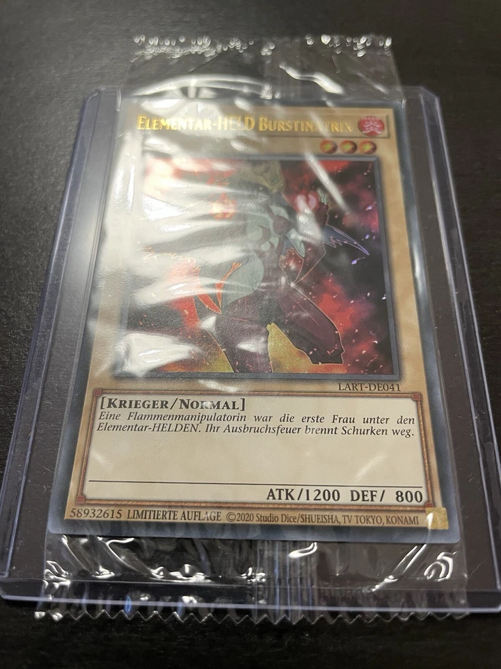 Yu-Gi-Oh! Elementar-HELD Burstinatrix LART OVP Ultra Rare Near Mint Limitiert - Bild 4 von 4