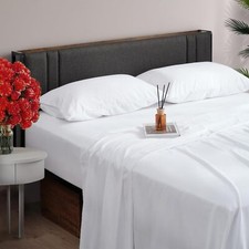 Cooling Queen Bed Sheet Set 4 Piece Extra Soft Deep Pocket up to 16 Inch Wrinkle