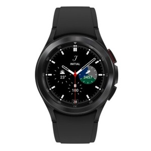 Samsung Galaxy Watch4 Classic SM-R890 46mm Edelstahlgehäuse mit Ridge Sport Band - Schwarz (Bluetooth) (SM-R890NZKADBT)
