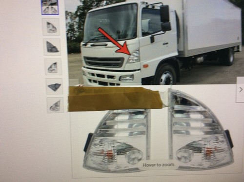 hino tow truck brand new indicators, 1 pair 2 lights free postage - Picture 3 of 3