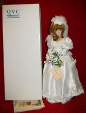 VINTAGE Porcelain Doll CYNTHIA Beautiful Wedding Dress Adorable Doll Reg.126 