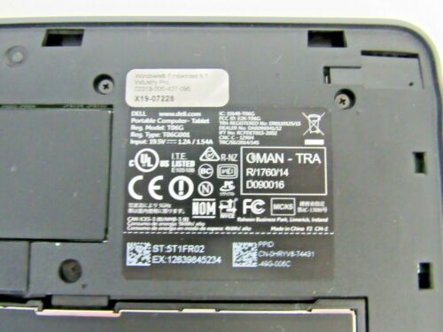 Dell Lot of 2 Venue 5130 Pro 64Bit 10.8" Intel Z3795 2GB RAM Do Not Power On A-1 - Picture 4 of 4
