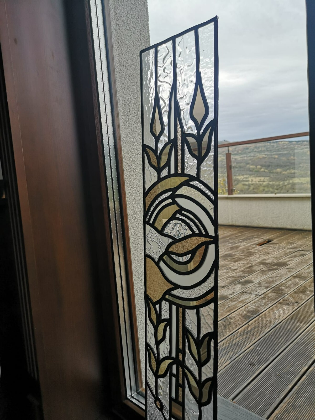 Leaded stained glass panel eBay