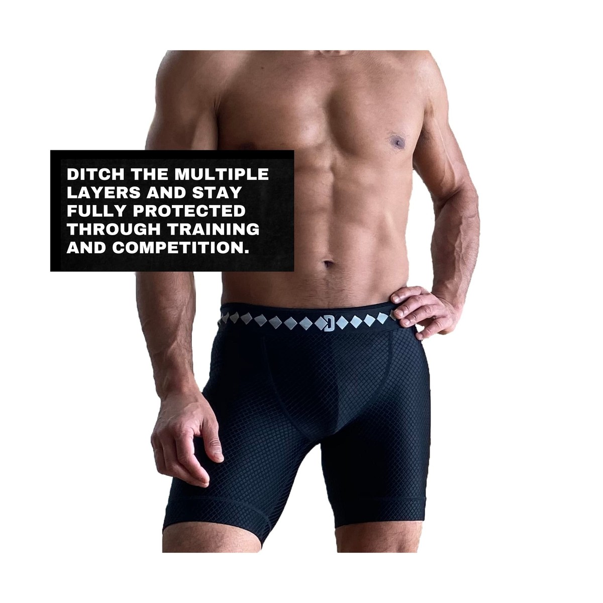 Groin Protector Diamond Mma Compression Shorts Mma Jock Strap