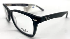 Ray Ban RB5228 - 5405 Matte Black/Print Frames Clear Eyeglasses - 53-17 140