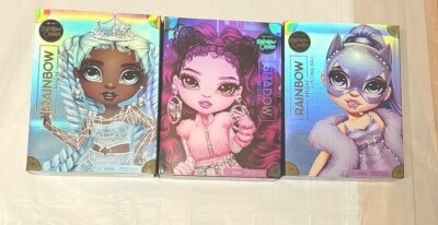 Rainbow High Shadow High Costume Ball Dolls SE NEW Lot Of 3 Lola Robin Violet 