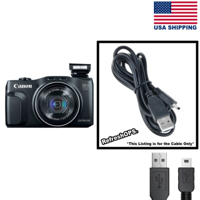 Canon PowerShot SX700 HS 本体と充電器 Canon PowerShot SX700 HS Camera USB Cable Transfer Cord