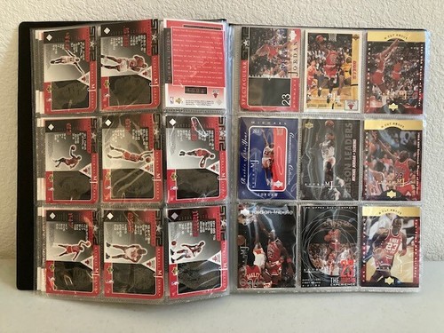 Colecciones de 90 tarjetas de Michael Jordan: 2 juegos completos en álbum fresco de fábrica NUEVO COMO NUEVO - Imagen 5 de 12