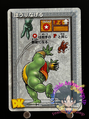 Donkey Kong King Rool Donkey Kong Card T1008 NINTENDO Japanese